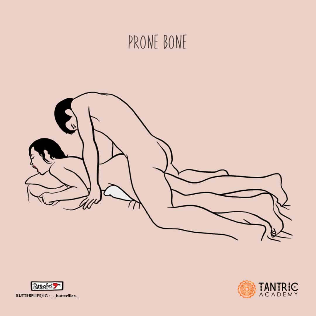 prone bone pose