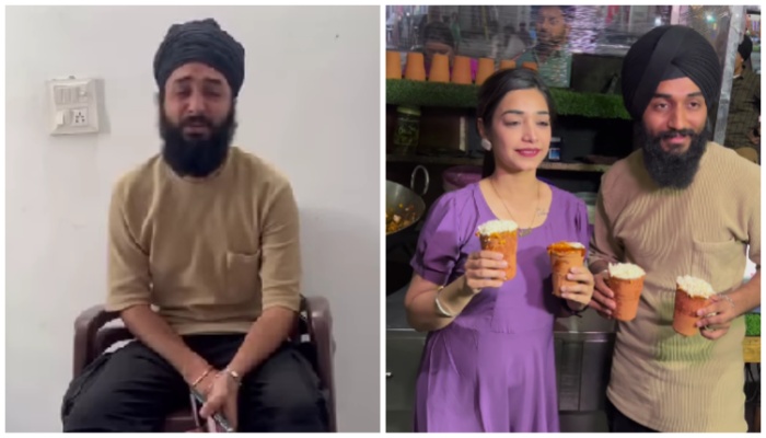 benny adrian recommends Punjabi Couple Kulhad Pizza Viral Video