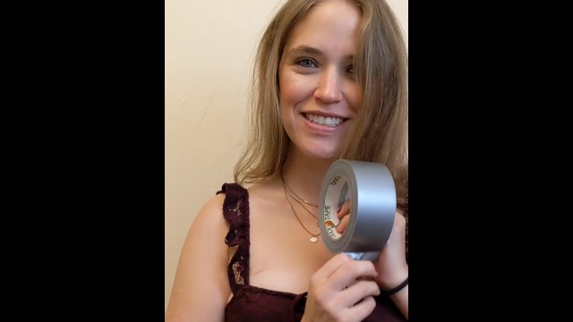 cath jordan recommends tape gag handjob pic