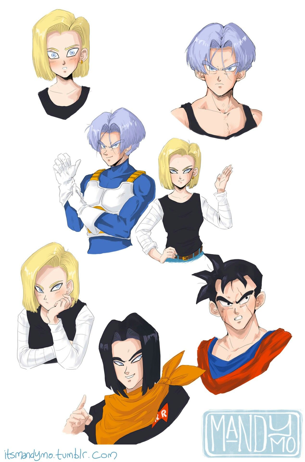 bill himmel add trunks x android 18 photo