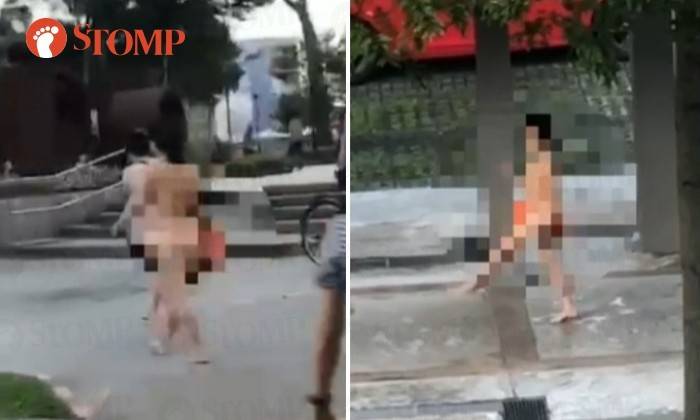 bobbie jo hughes add walking outside naked photo